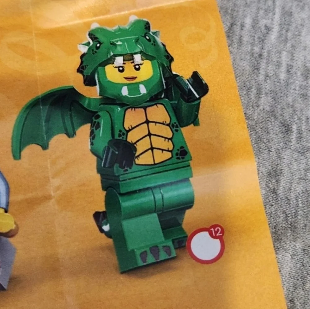 Lego Green Dragon Minifigure Series 23 Mini Figure